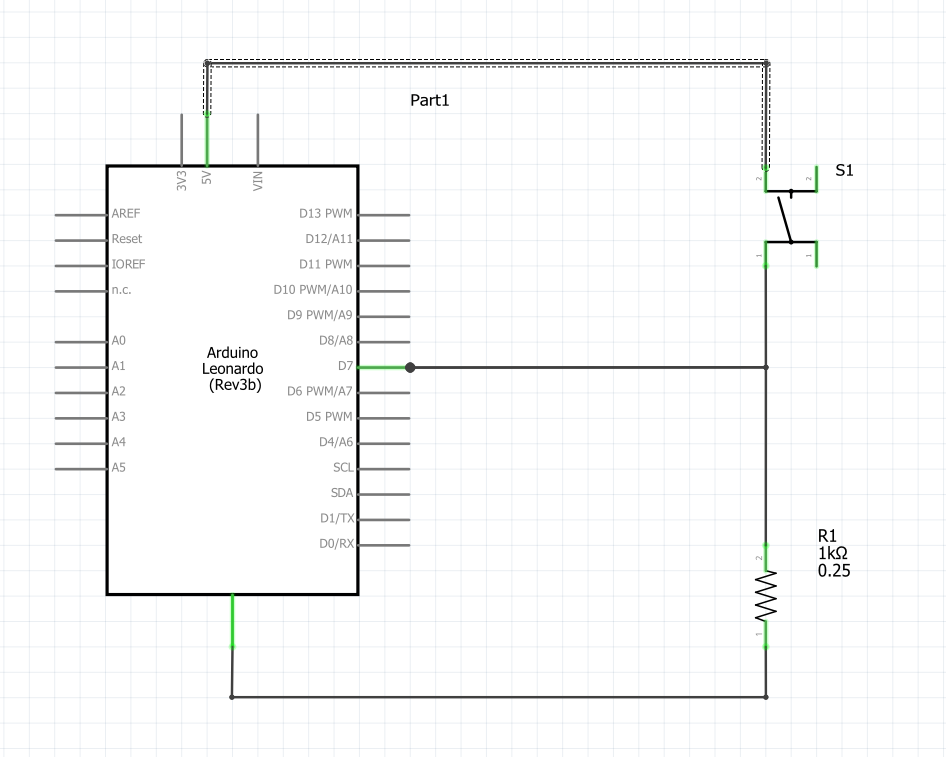 Schematic of a button