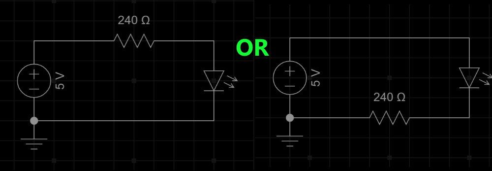 correct LED wiring